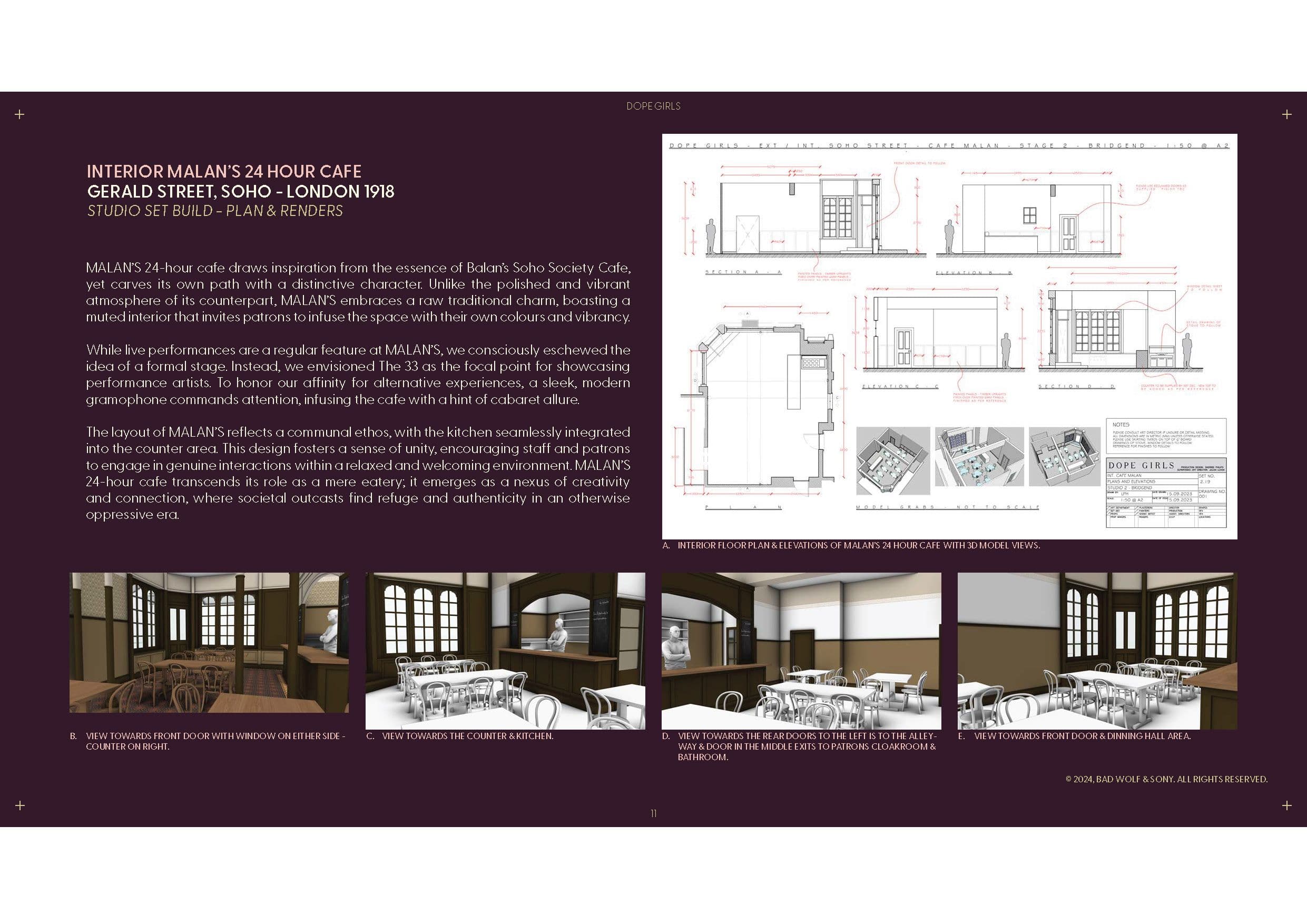 Malan's cafe Plans